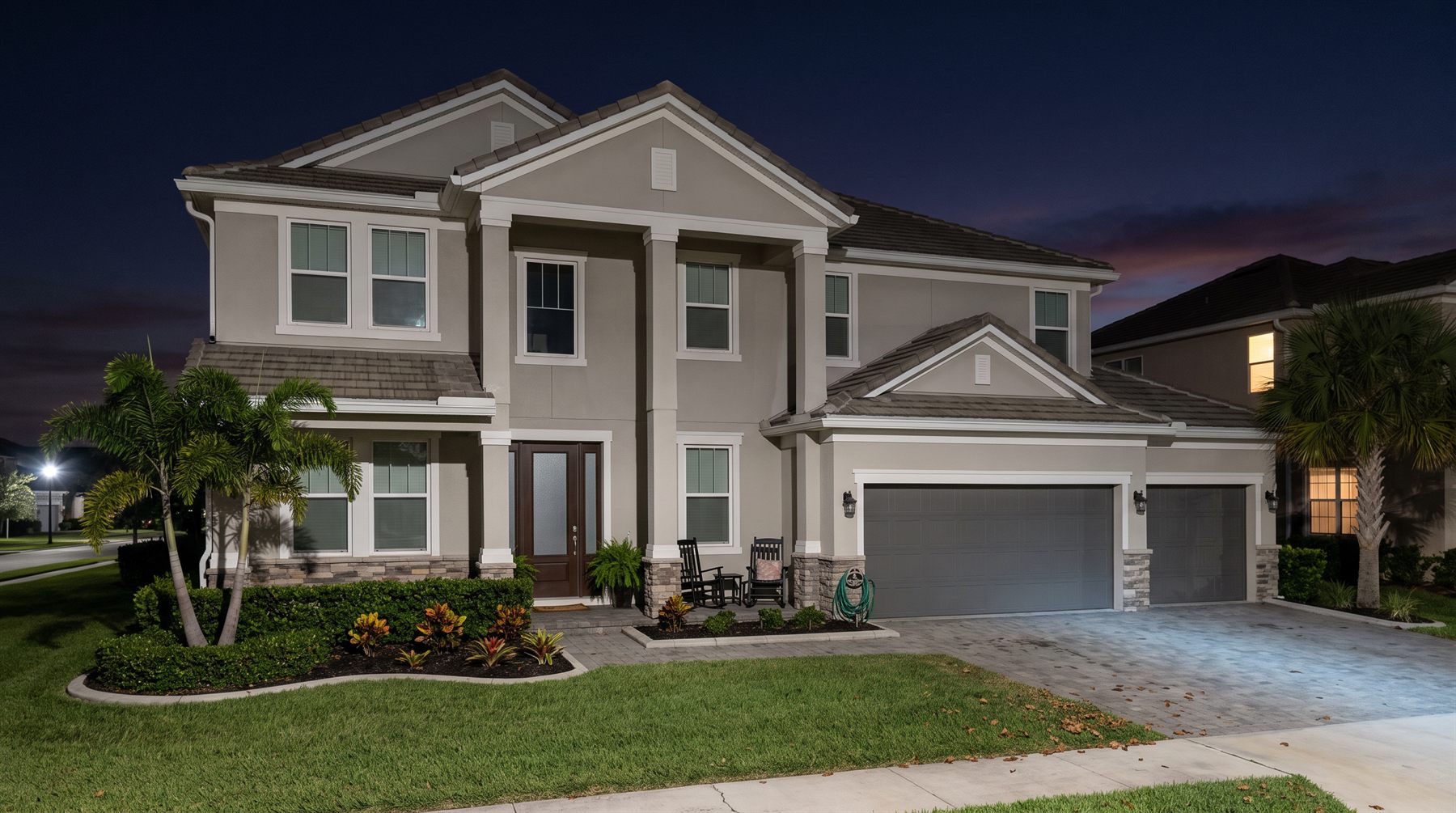 The same home before lighting installation